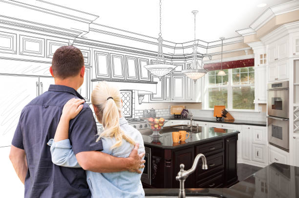 Custom kitchen cabinets installed in a Anoka home